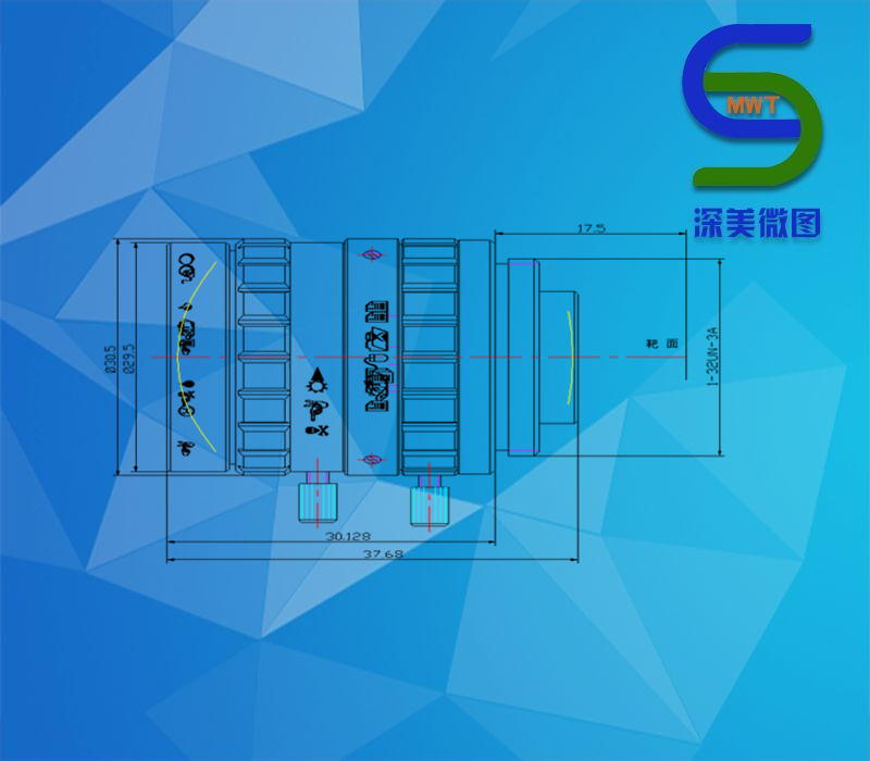 9mm-FA500万像素工业镜头